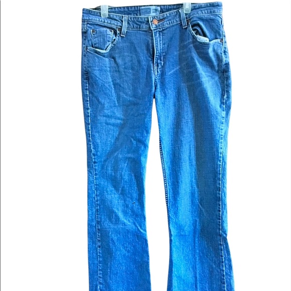 EUC LEVI 550 30 X 32 BLUE DENIM JEANS ZIP FRONT - Picture 2 of 12